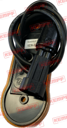 Preview: 128096 Kempf Seitenmarkierungsleuchte LED 12/24V, 500 mm Kabel, Super Seal